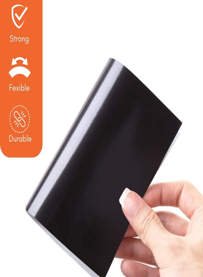 True-Ally ورقتان مغناطيسيتان ذاتيتان اللصق من ترو-آلي | 4 بوصة × 6 بوصة، سمك 1 مم | مغناطيس سهل اللصق للأعمال اليدوية والصور والأعمال الفنية | يُقص حسب المقاس | غير مناسب للأشياء الثقيلة (4 بوصة × 6 بوصة) عبوة من قطعتين - Image 2